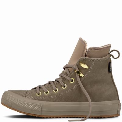 Converse Chuck Taylor All Star Waterproof Boot High Tops Womens - Coffee Shoes (979CZUJX)